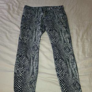 Khakis by Gap, snake skin black and white, size 12